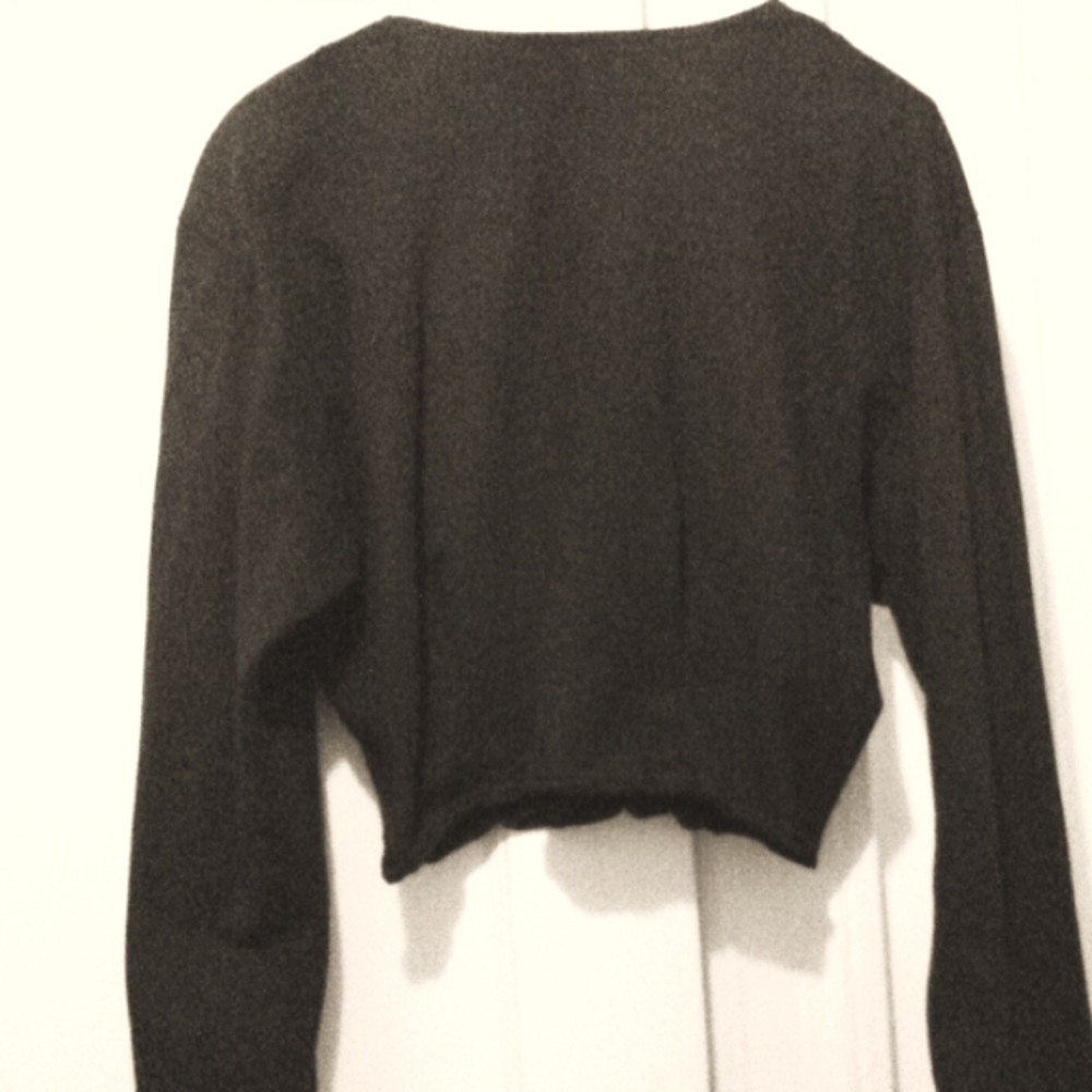 Black button down top - Picture 2 of 8